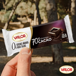 Tableta Chocolate negro 70% Sin Azúcar VAlor DisfrutaBox HOLI Tableta Chocolate negro 70% Sin Azúcar VAlor DisfrutaBox HOLI