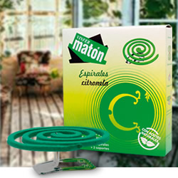 Velas y espirales de citronela Vinfer Matón en DisfrutaBox El Jardín de las Delicias Velas y espirales de citronela Vinfer Matón