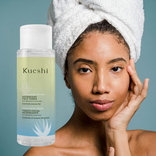 Tónico Facial Astringente de Kueshi en DisfrutaBox Pura Vida