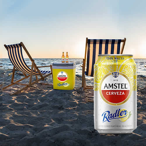 Amstel Radler en DisfrutaBox Casilla de Salida Amstel Radler en DisfrutaBox Casilla de Salida