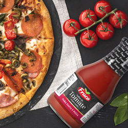 Salsa de Tomate especiada para Pasta y Pizza Fruco en DisfrutaBox Up Up Hurra Salsa de Tomate especiada para Pasta y Pizza Fruco en DisfrutaBox Up Up Hurra