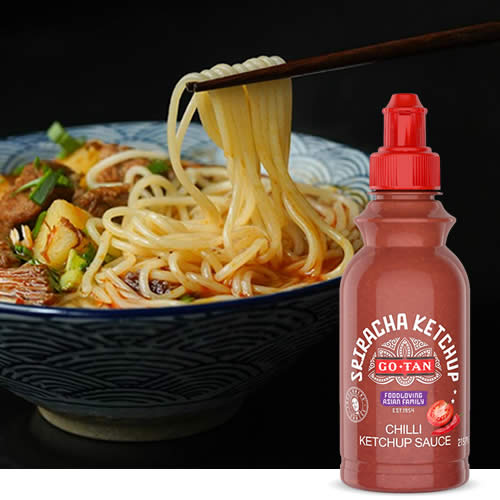 Sriracha Ketchup Go-Tan en DisfrutaBox Un lugar llamado Hogar