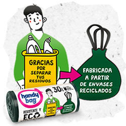 Bolsas de Basura Resistente Eco 95% Plástico Reciclado Handy Bag en DisfrutaBox Los Pilares de la Tierra Bolsas de Basura Resistente Eco 95% Plástico Reciclado Handy Bag en DisfrutaBox Los Pilares de la Tierra