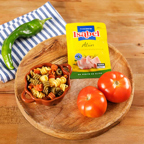 Mini Pouch At&uacute;n en Aceite de Oliva Isabel en DisfrutaBox Good Morning Mundo