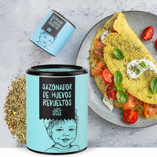 Sazonador de Huevos Revueltos Just Spices en DisfrutaBox Campamento de Verano azonador de Huevos Revueltos Just Spices en DisfrutaBox Campamento de Verano