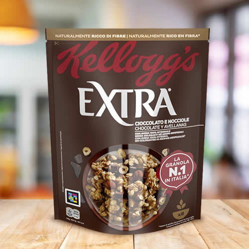 EXTRA Chocolate y Avellanas de Kelloggs en DisfrutaBox el Placer es Nuestro