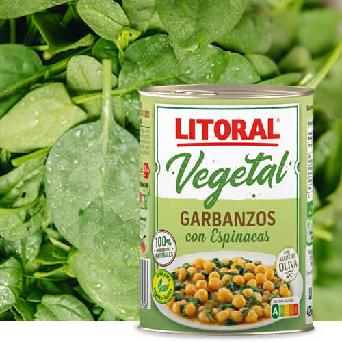Litoral Garbanzos con Espinacas en DisfrutaBox Como en casa en ningún sitio Litoral Garbanzos con Espinacas en DisfrutaBox Como en casa en ningún sitio