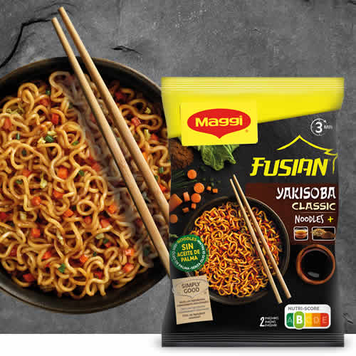 Maggi Fusian Yakisoba en DisfrutaBox Memento Maggi Fusian Yakisoba en DisfrutaBox Memento