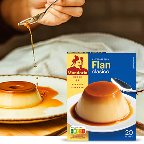 Flan Mandarín de dr.oetker en DisfrutaBox Cool World