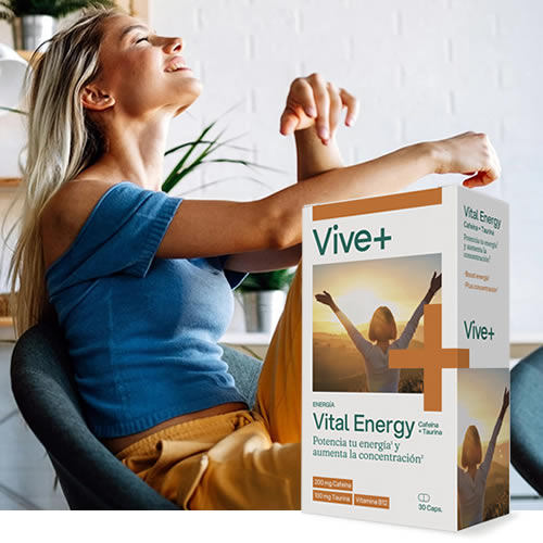 Cafeina + Taurina - Energía Vital Vive+ en DisfrutaBox Flowers Sound